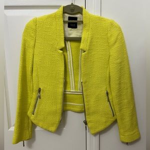 Zara women’s yellow blazer